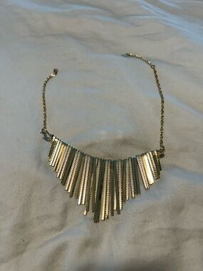 Guess Gold-Tone Layered Fringe Necklace